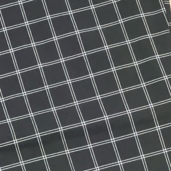 Express Navy and White Plaid Pants Size 10 Long - Picture 10 of 10